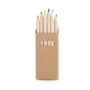 Caixa de lápis de cor infantil