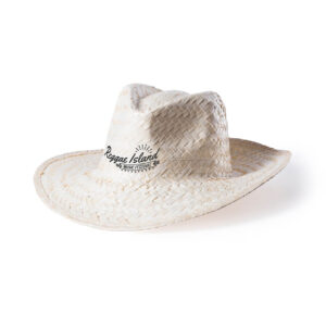 chapéu de palha branco personalizado