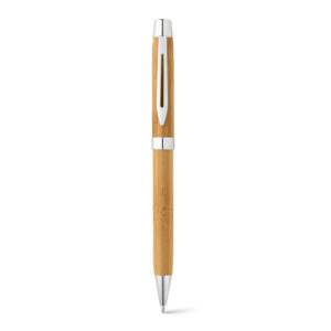 caneta de bambu e metal