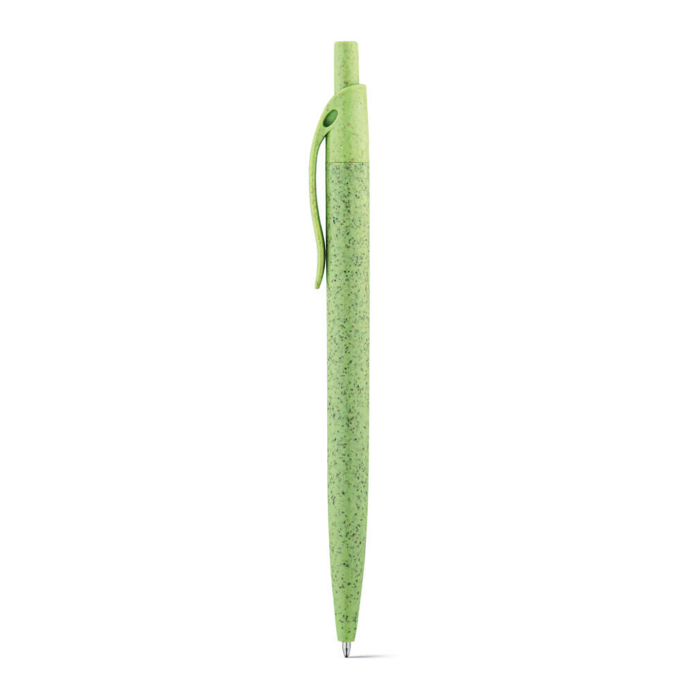 caneta verde de fibra de palha de trigo