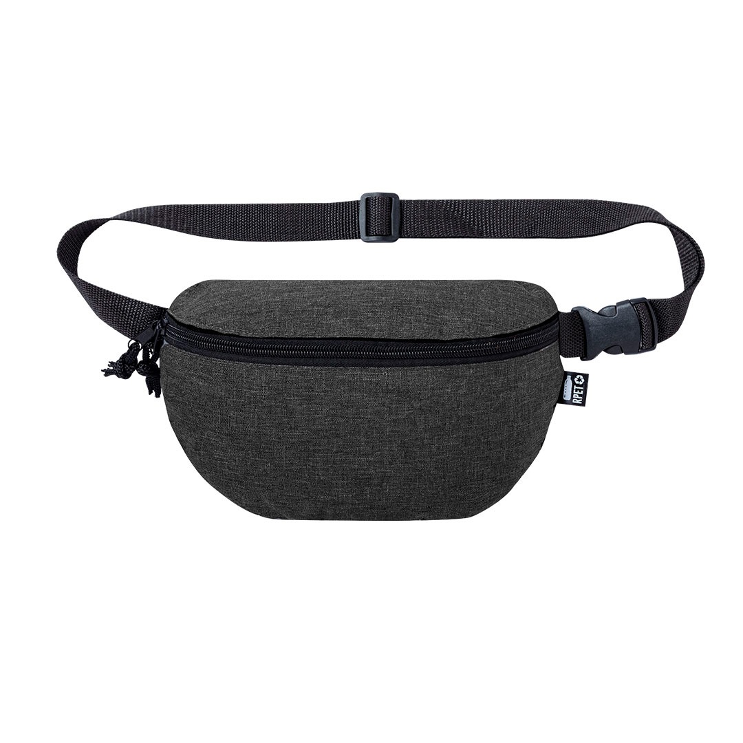Bolsa de cintura de RPET preta