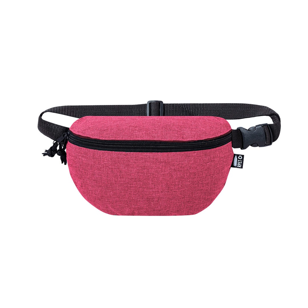 Bolsa de cintura de RPET vermelho