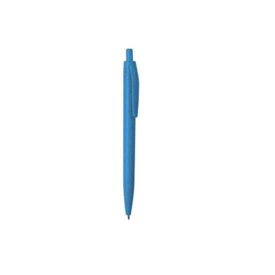 caneta de palha de trigo azul