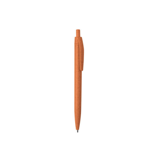 caneta de palha de trigo laranja
