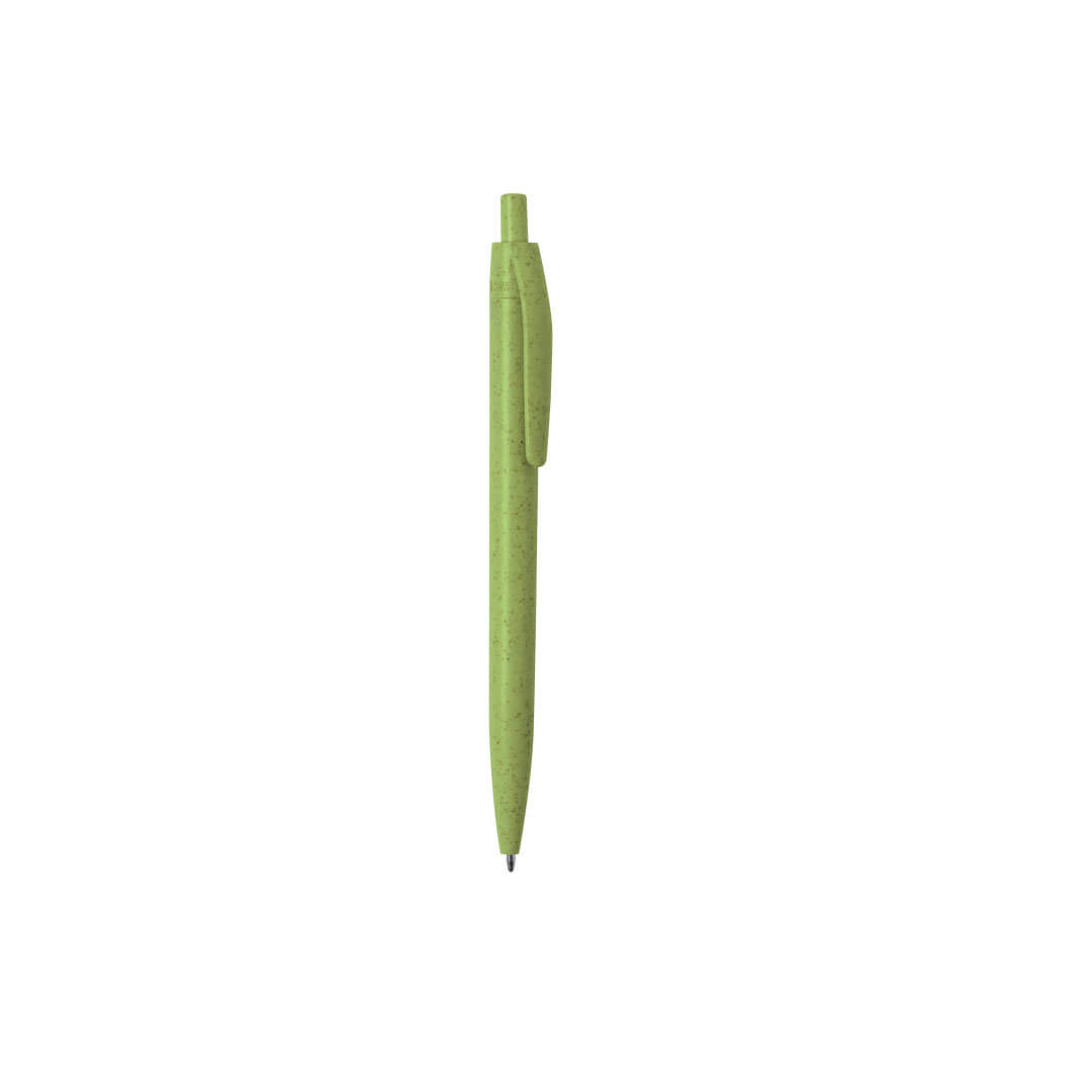 caneta de palha de trigo verde