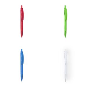 cores de canetas de plástico reciclado