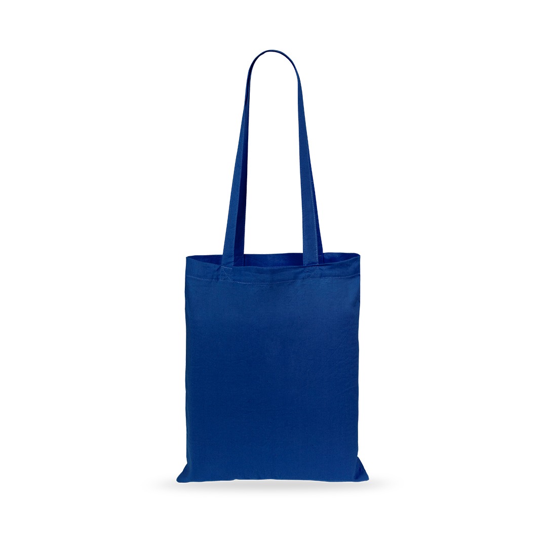 Saco de algodão personalizável azul marinho