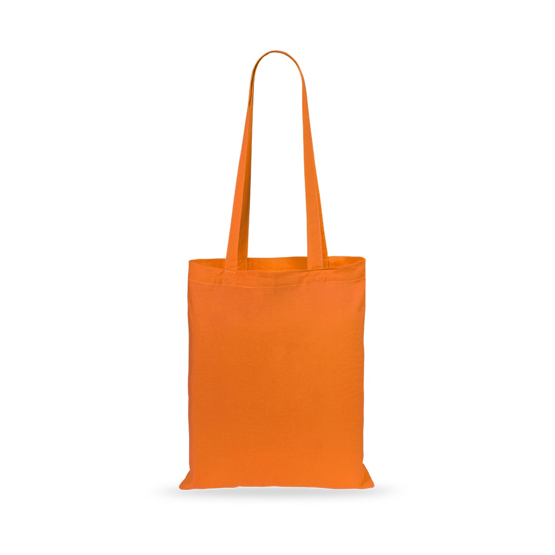 Saco de algodão personalizável laranja