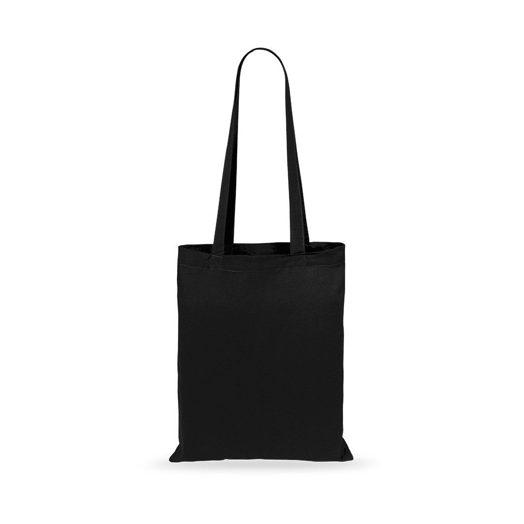 Saco de algodão personalizável preto