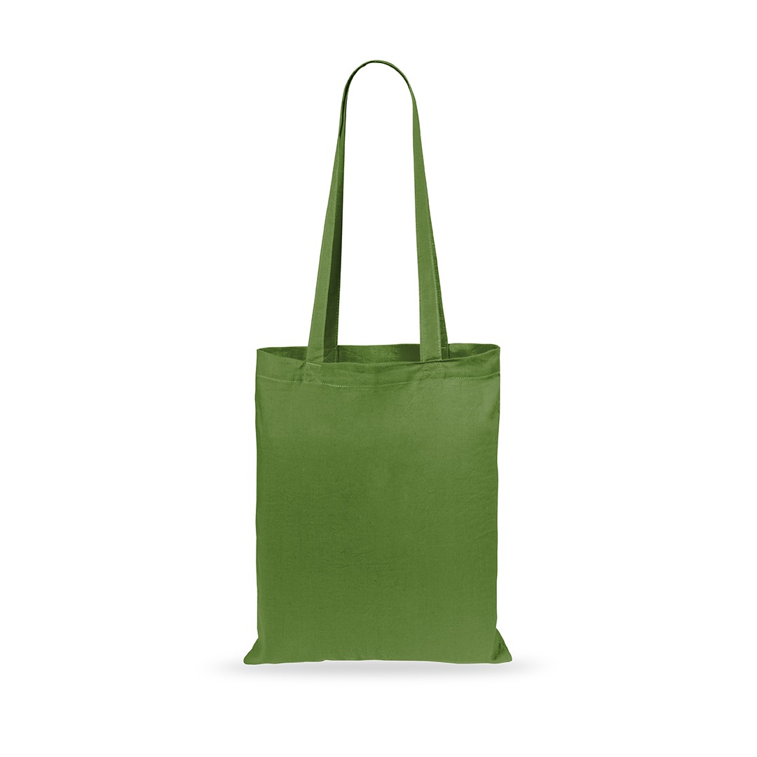 Saco de algodão personalizável verde escuro