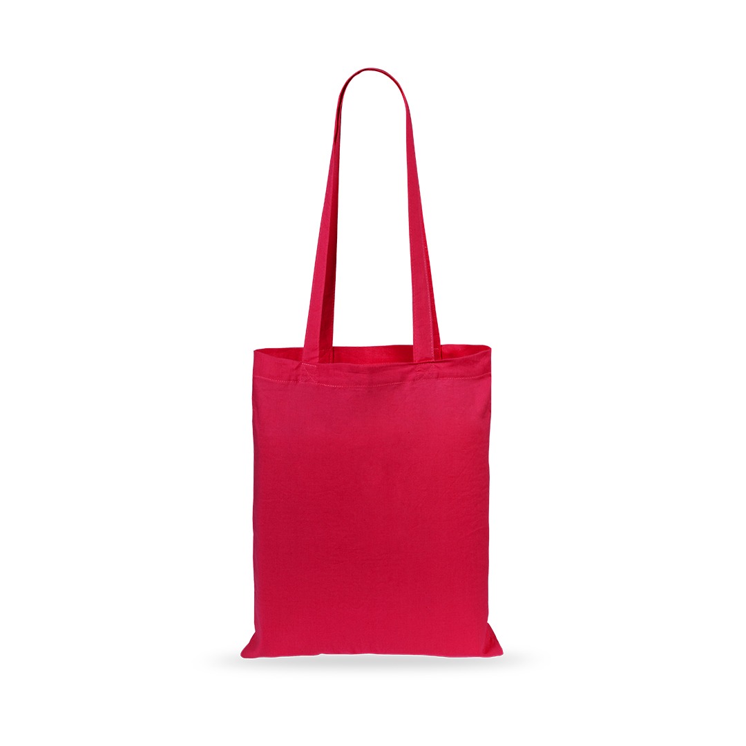 Saco de algodão personalizável vermelho
