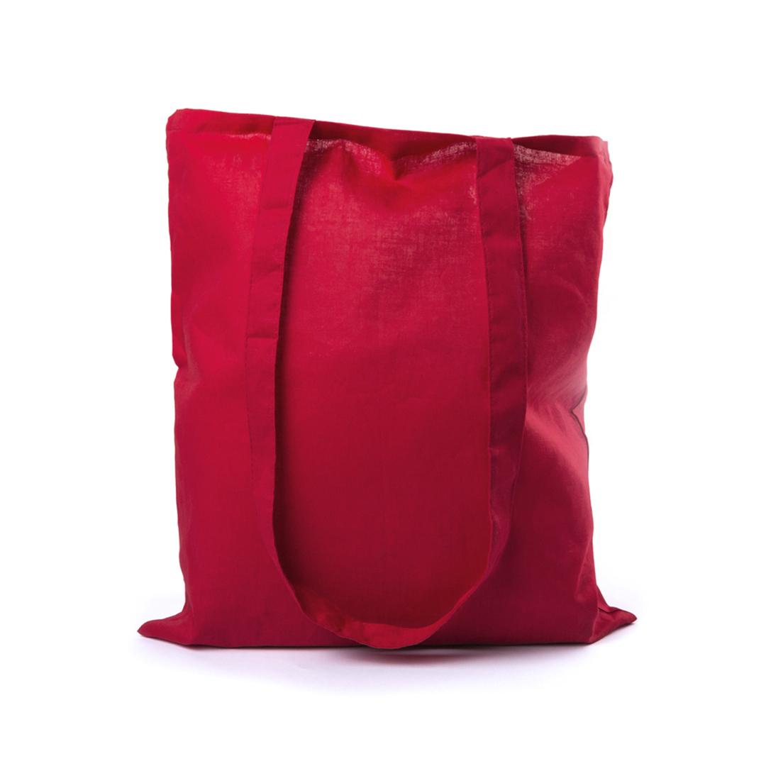 saco em algodão de 105 g/m2 vermelho