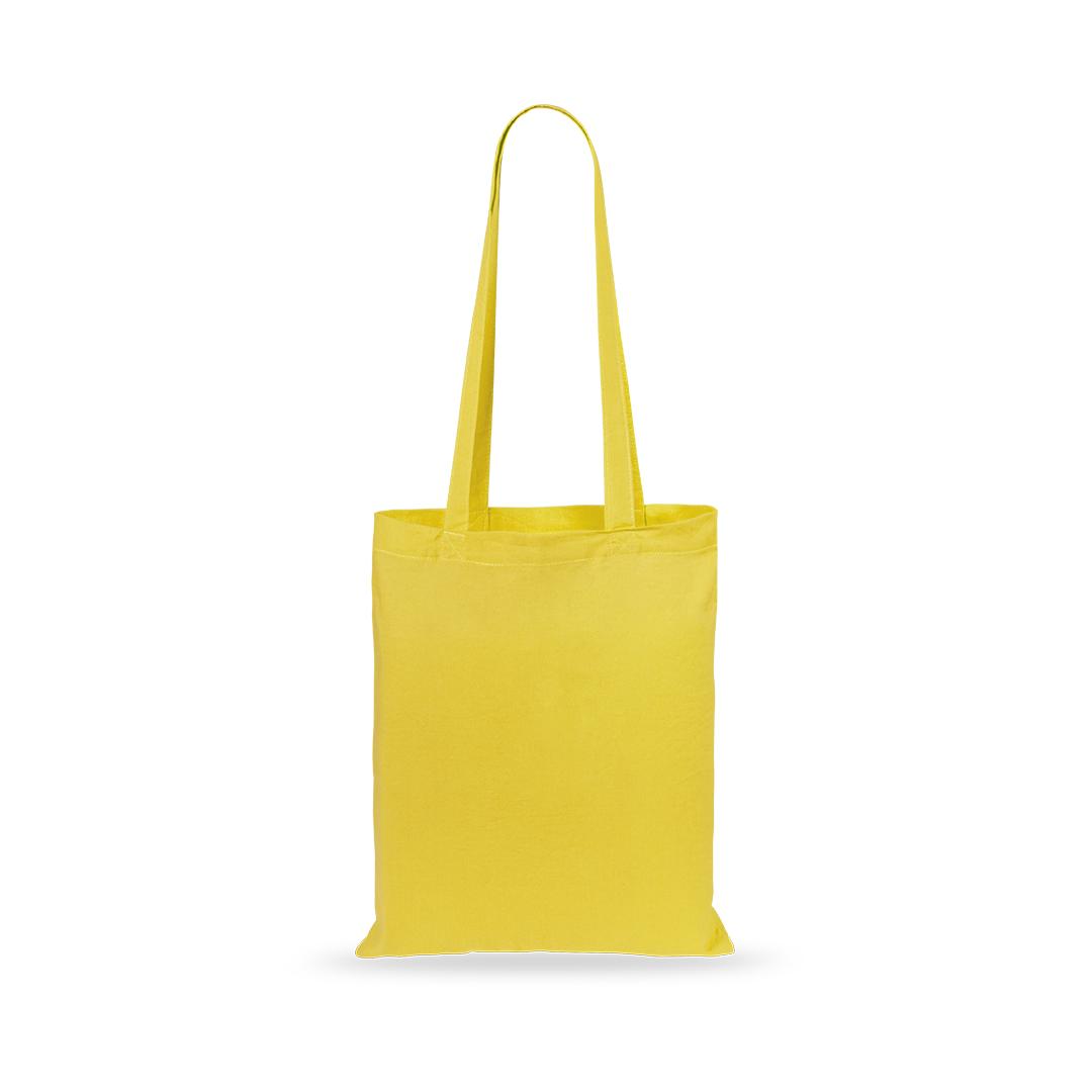 saco amarelo em algodão de 105 g/m2