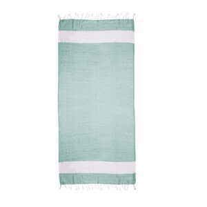 toalha de praia pareo em algodão verde