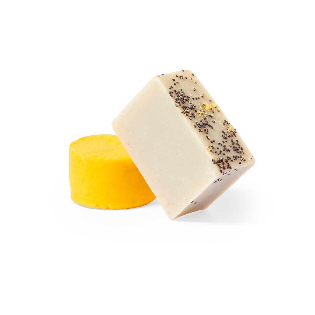 Sabonete e champô vegan ricos em vitamina E