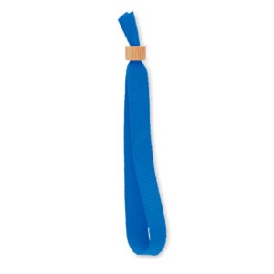 Pulseira de evento personalizável de RPET na cor azul