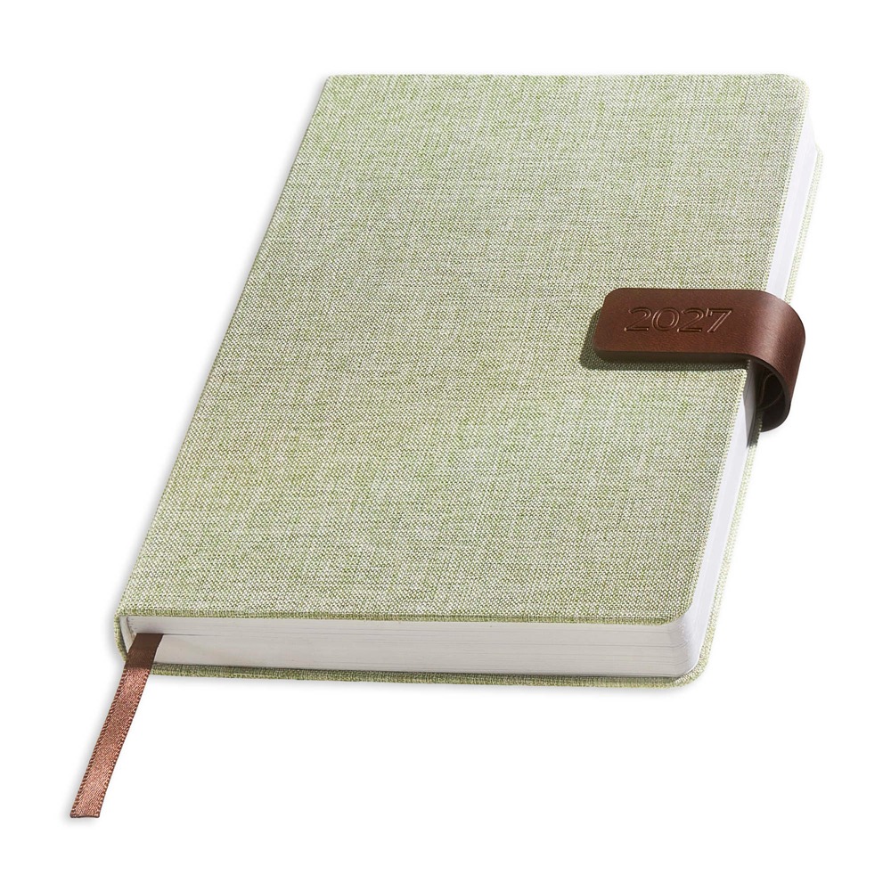 Agenda personalizável de linho 2027