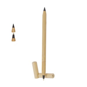 Caneta lápis personalizável de bambu