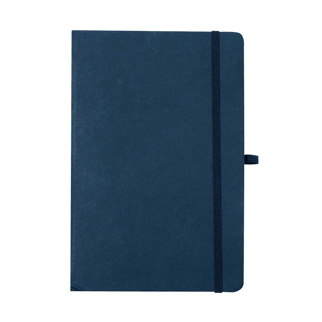 Bloco personalizável de cartão reciclado azul marinho