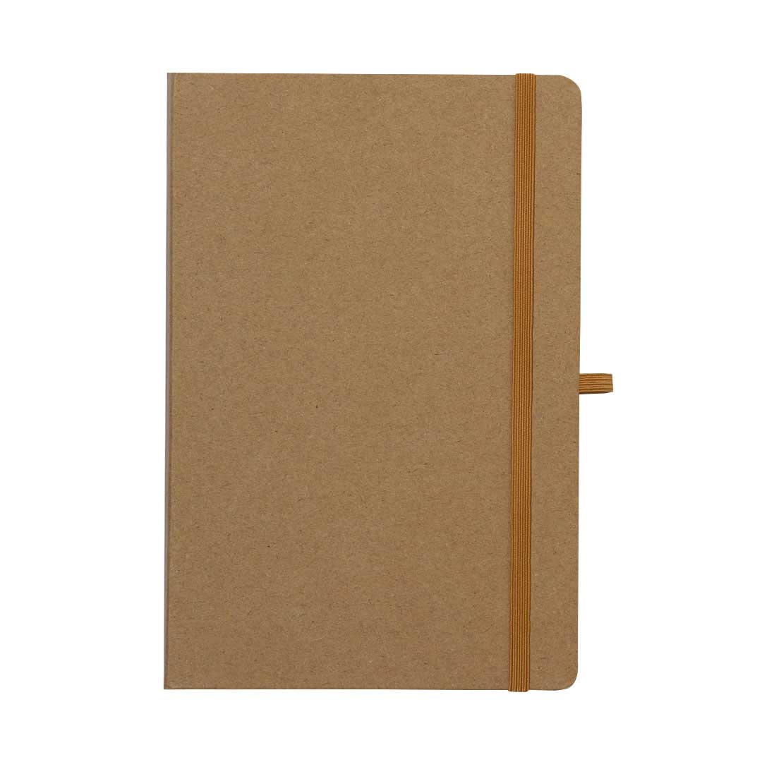 Bloco personalizável de cartão reciclado natural
