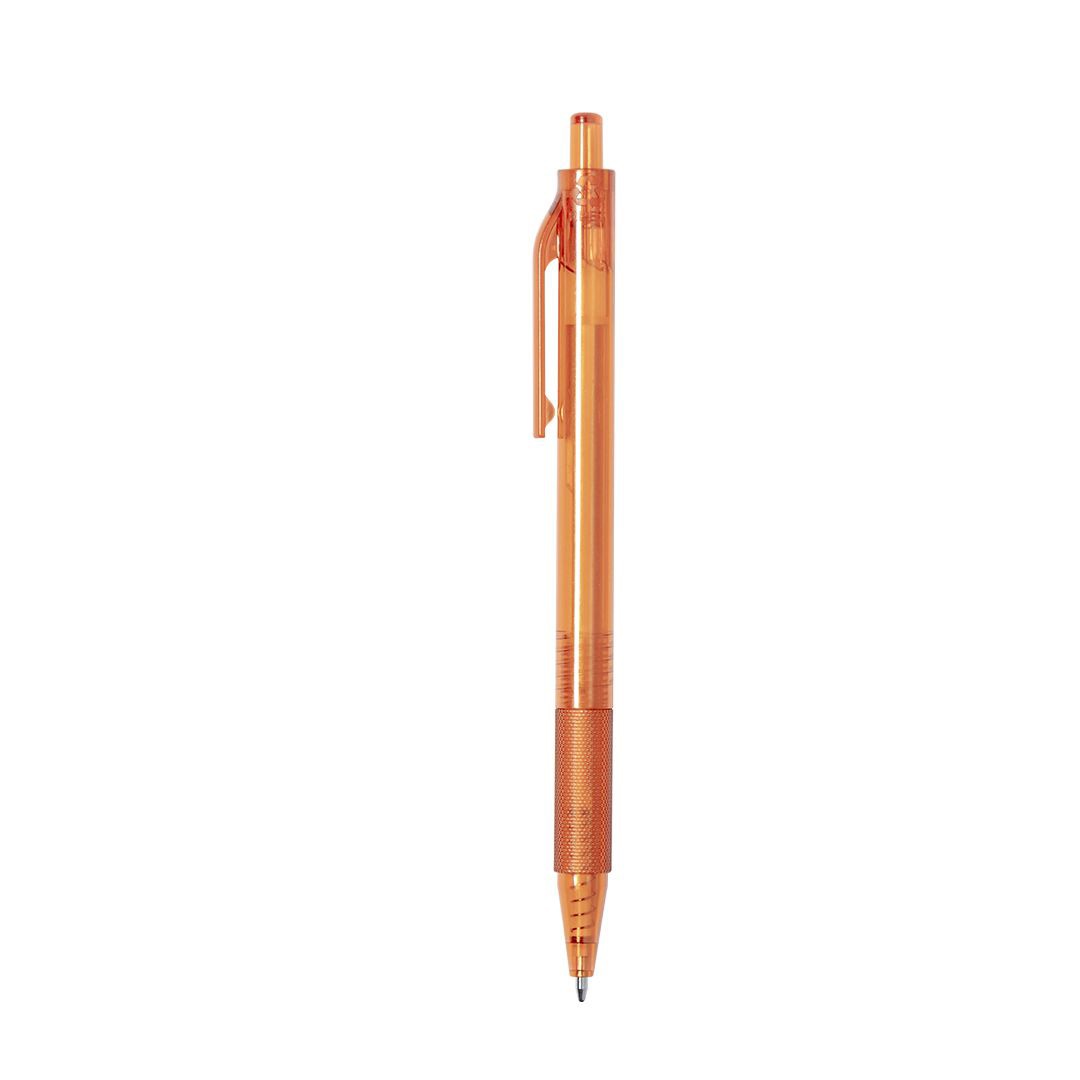 Caneta personalizável de RPET laranja