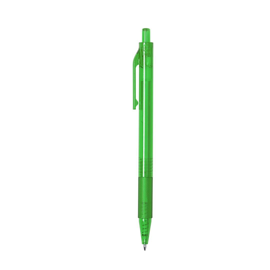 Caneta personalizável de RPET verde