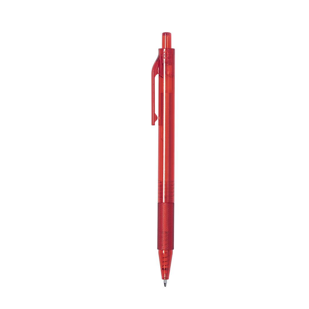 Caneta personalizável de RPET vermelho