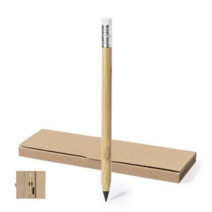 Lápis eterno de bambu personalizável