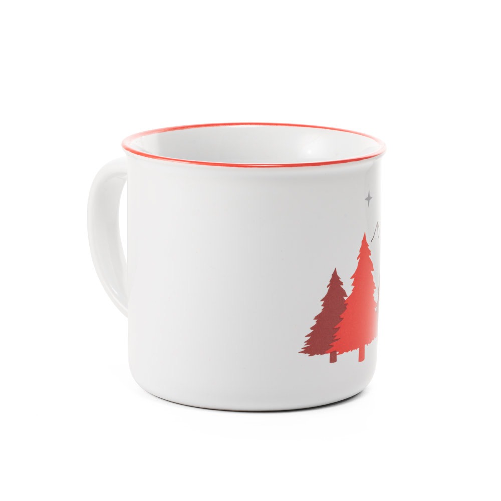Caneca de cerâmica personalizável natalicia 350ml