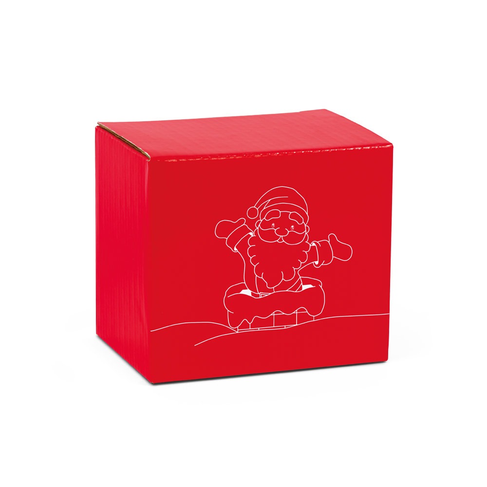 Caneca personalizável de cerâmica de natal caixa