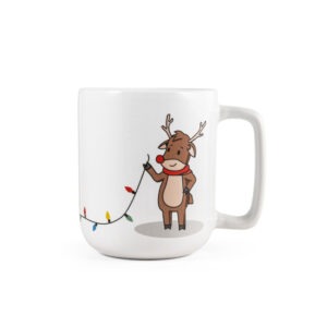 Caneca personalizável de cerâmica natalicia