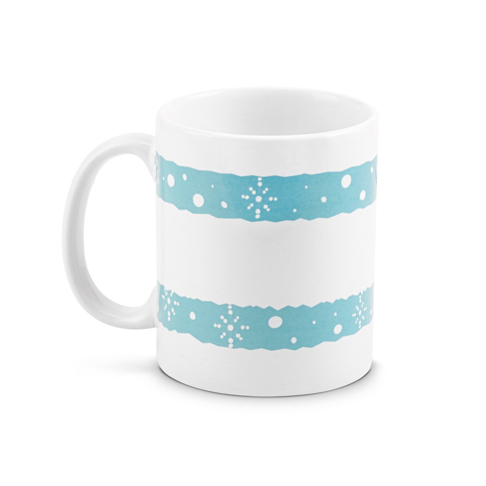 Caneca personalizáveç de cerâmica natalicia 350ml