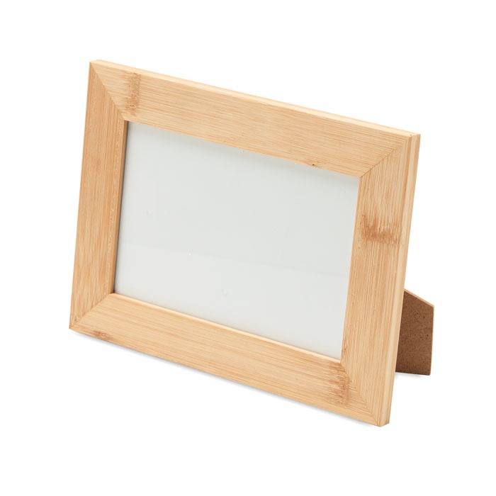 Moldura fotográfica personalizável em bambu 10x15